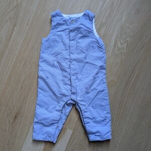 Kids Blue Sleeveless Jumpsuit